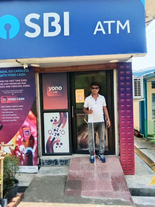 photo" member of blt at the ATM"