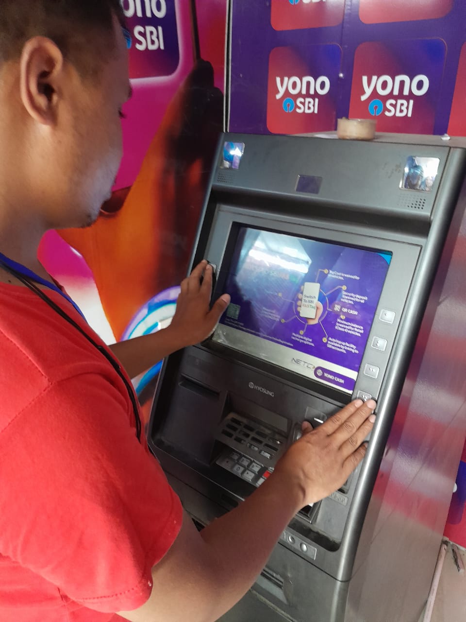 How the Visually Impaired used the ATM?