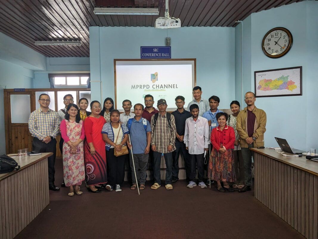 photo" media collaboration meeting at civil hospital shillong'